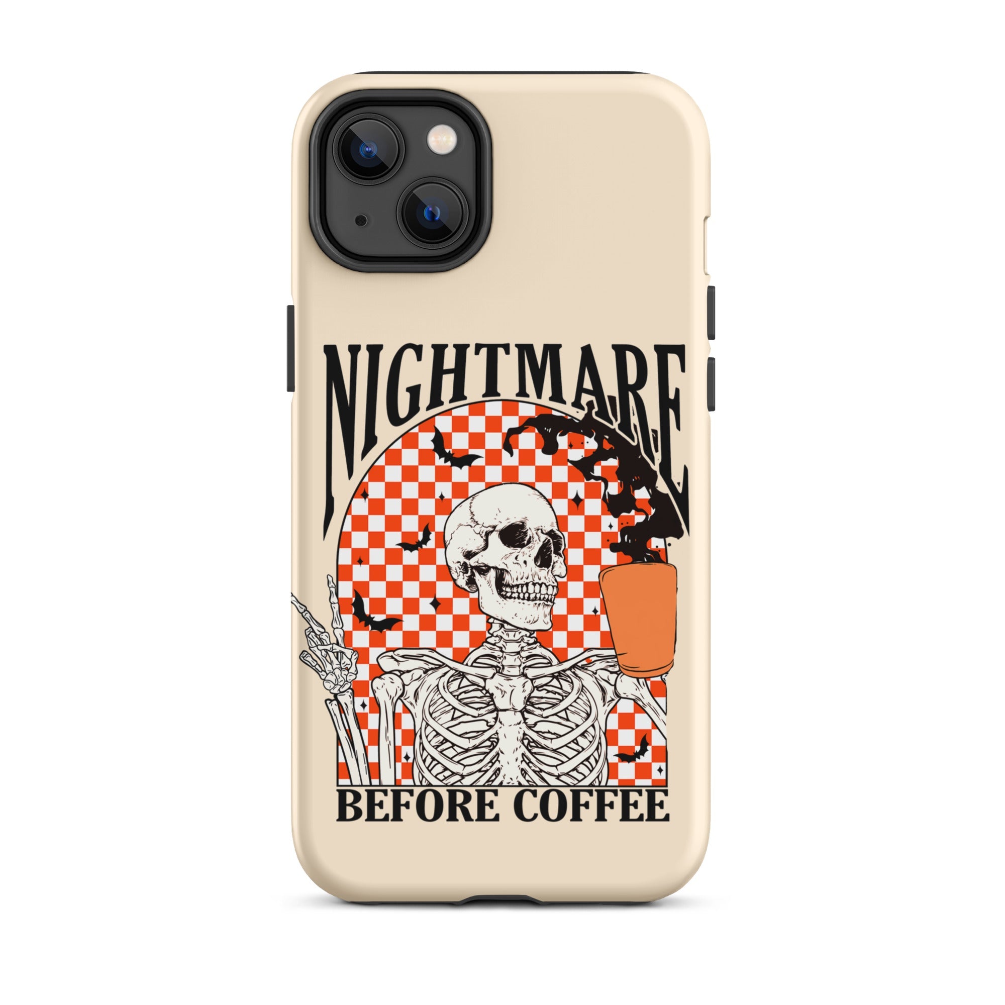 Nightmare Before Coffee Tough Case for iPhone® - UntamedEgo LLC.