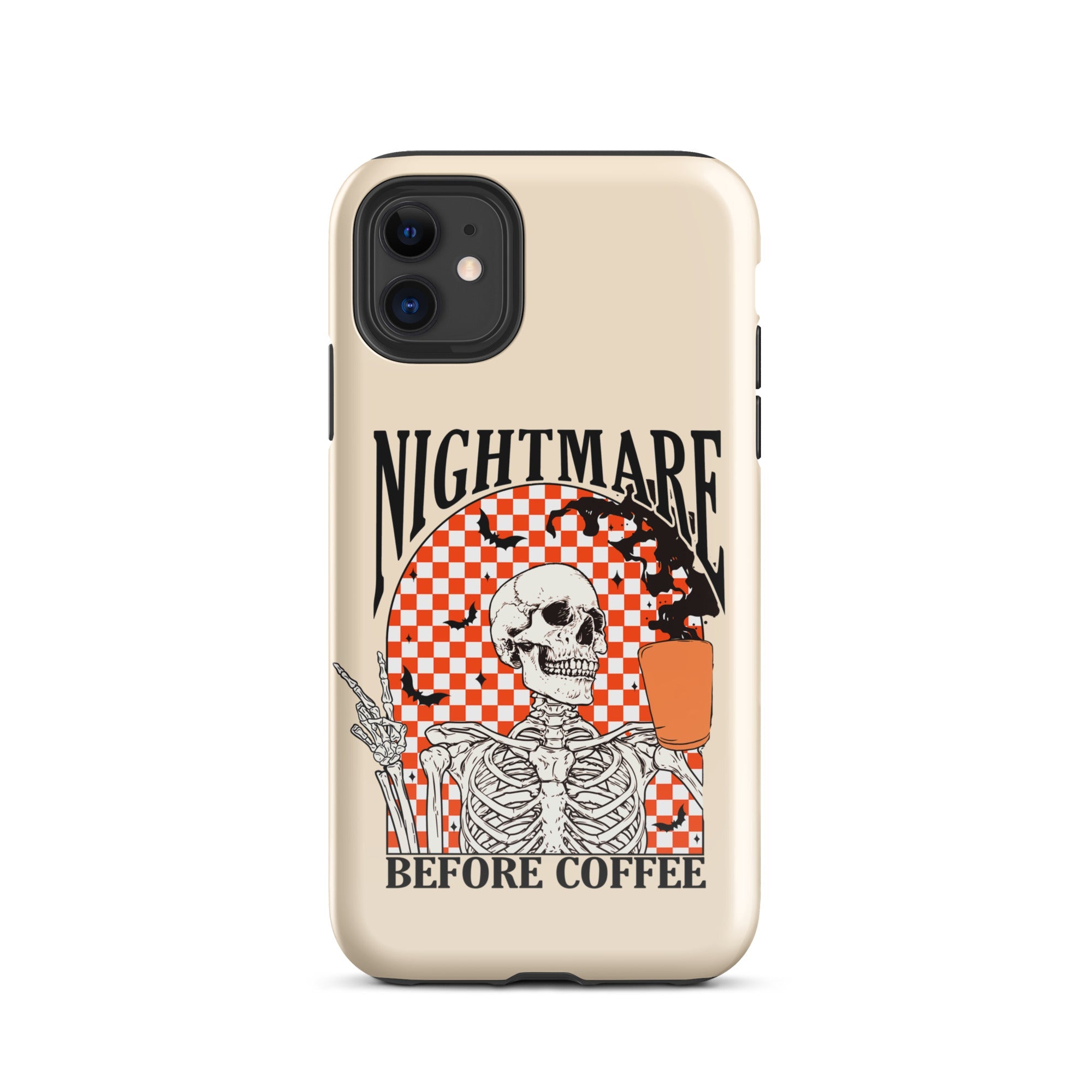 Nightmare Before Coffee Tough Case for iPhone® - UntamedEgo LLC.