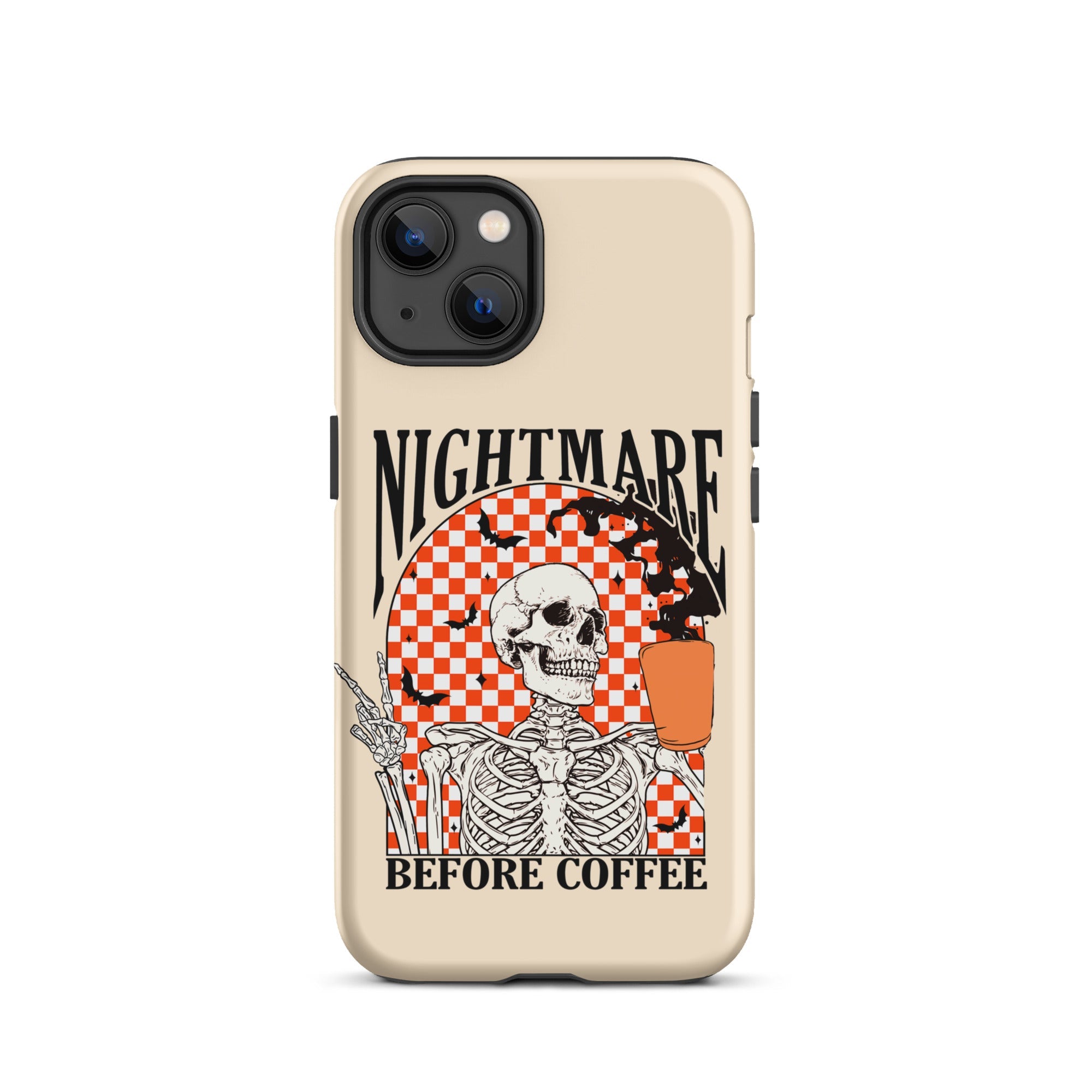 Nightmare Before Coffee Tough Case for iPhone® - UntamedEgo LLC.