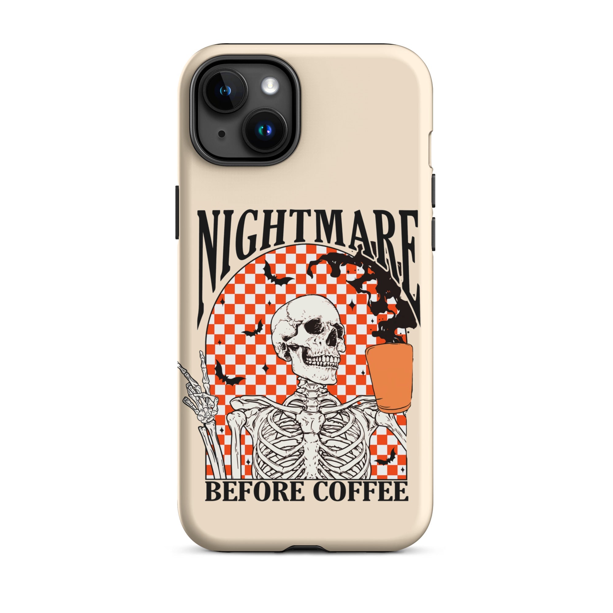 Nightmare Before Coffee Tough Case for iPhone® - UntamedEgo LLC.