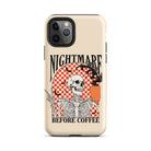 Nightmare Before Coffee Tough Case for iPhone® - UntamedEgo LLC.