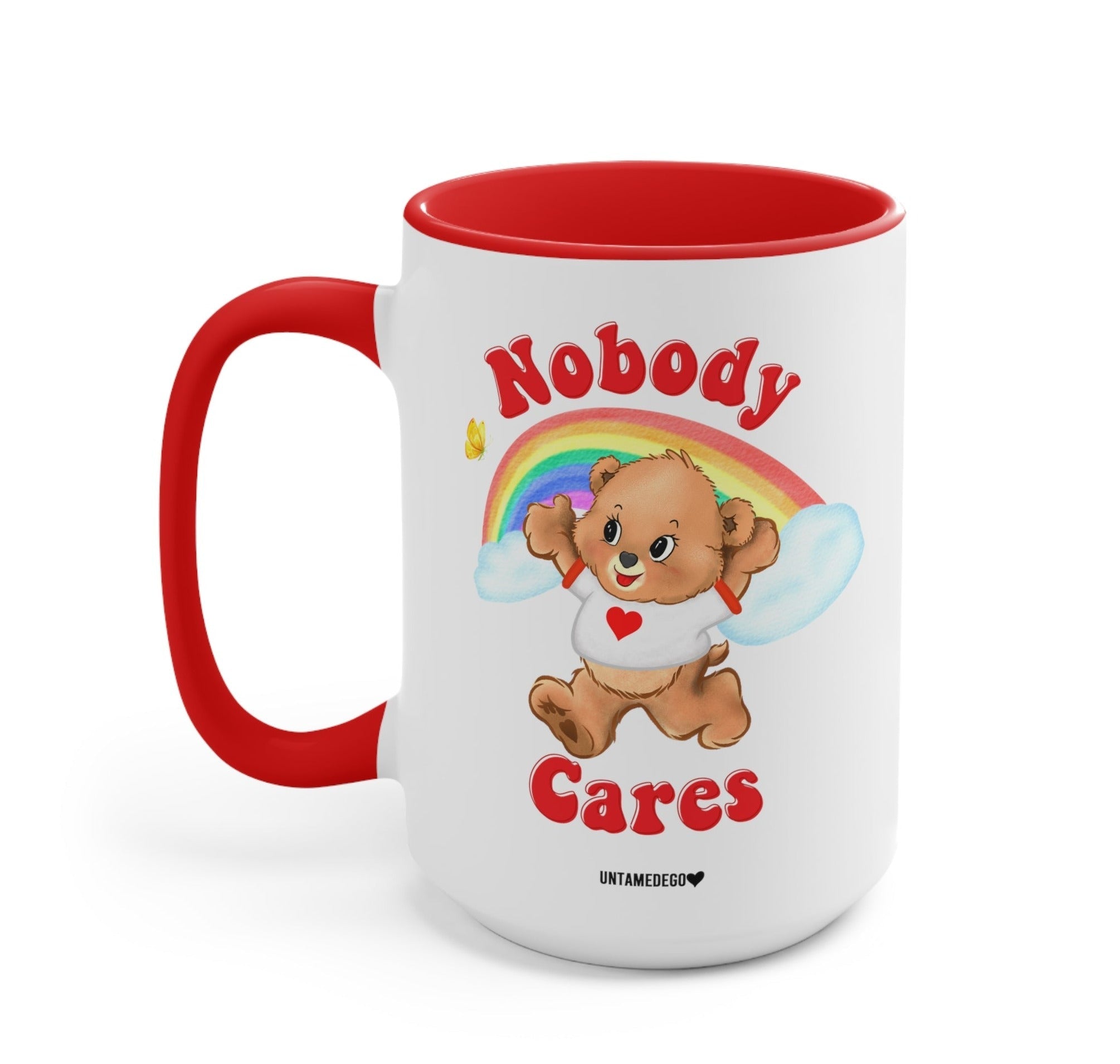 Nobody Cares Lolly The Bear Mug - UntamedEgo LLC.