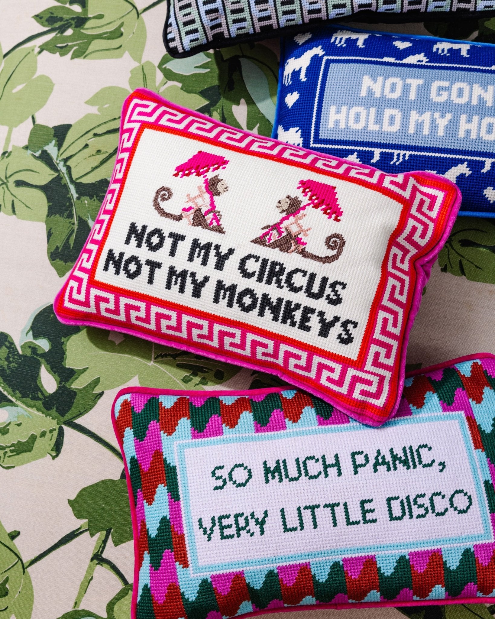 Not My Circus Needlepoint Pillow - UntamedEgo LLC.