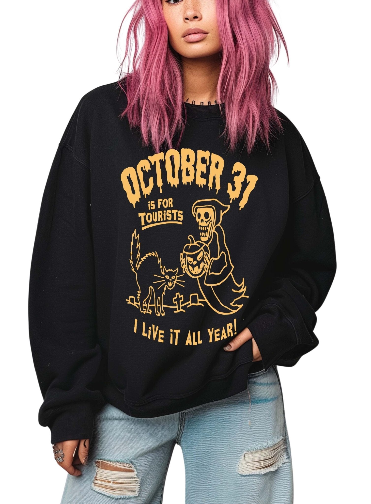 October Halloween Crew Sweatshirt - UntamedEgo LLC.