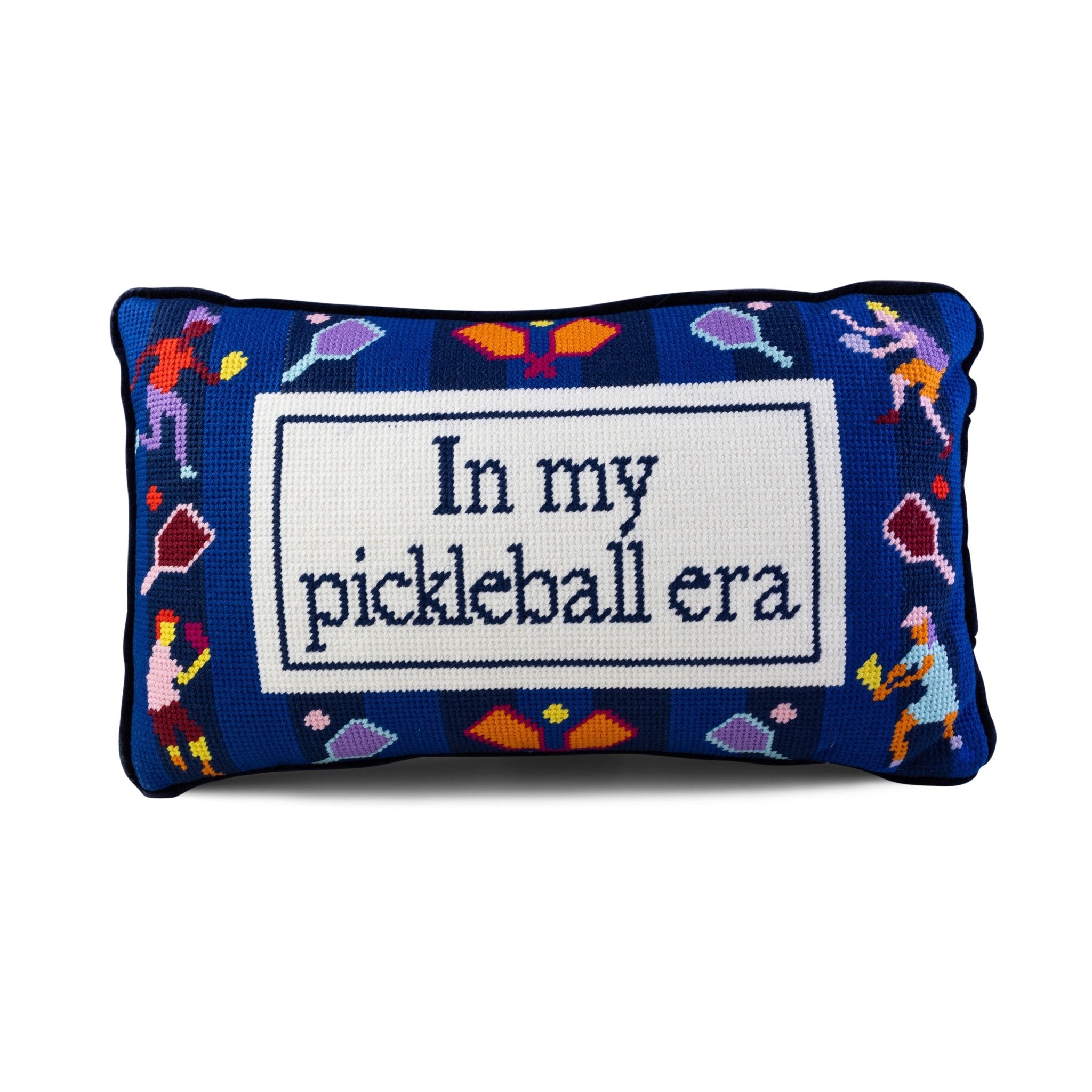 Pickleball Era Needlepoint Pillow - UntamedEgo LLC.