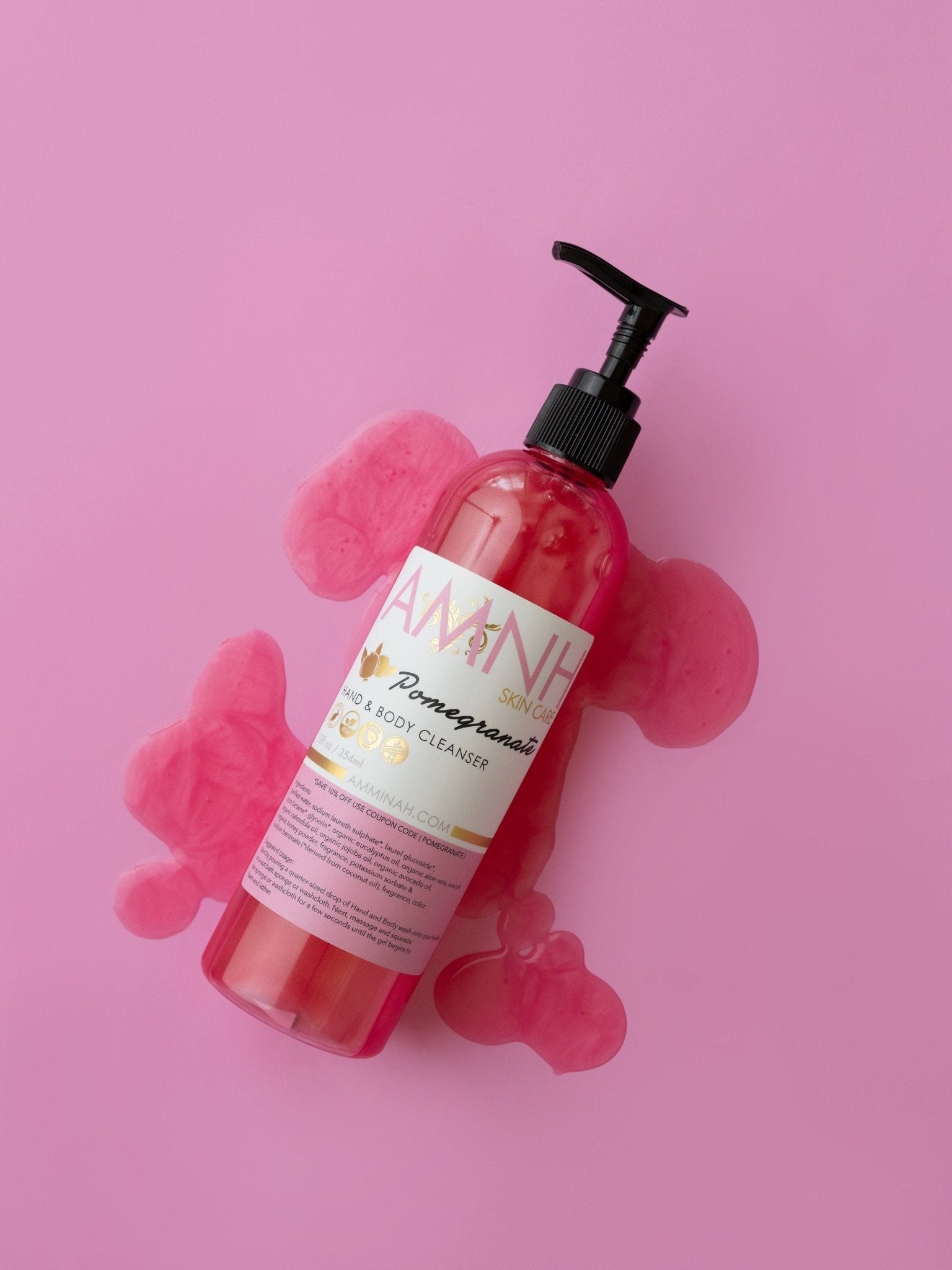 Pomegranate Hand & Body Cleanser - UntamedEgo LLC.