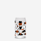 Pumpkin Kitty Halloween Glass Can Tumbler - UntamedEgo LLC.