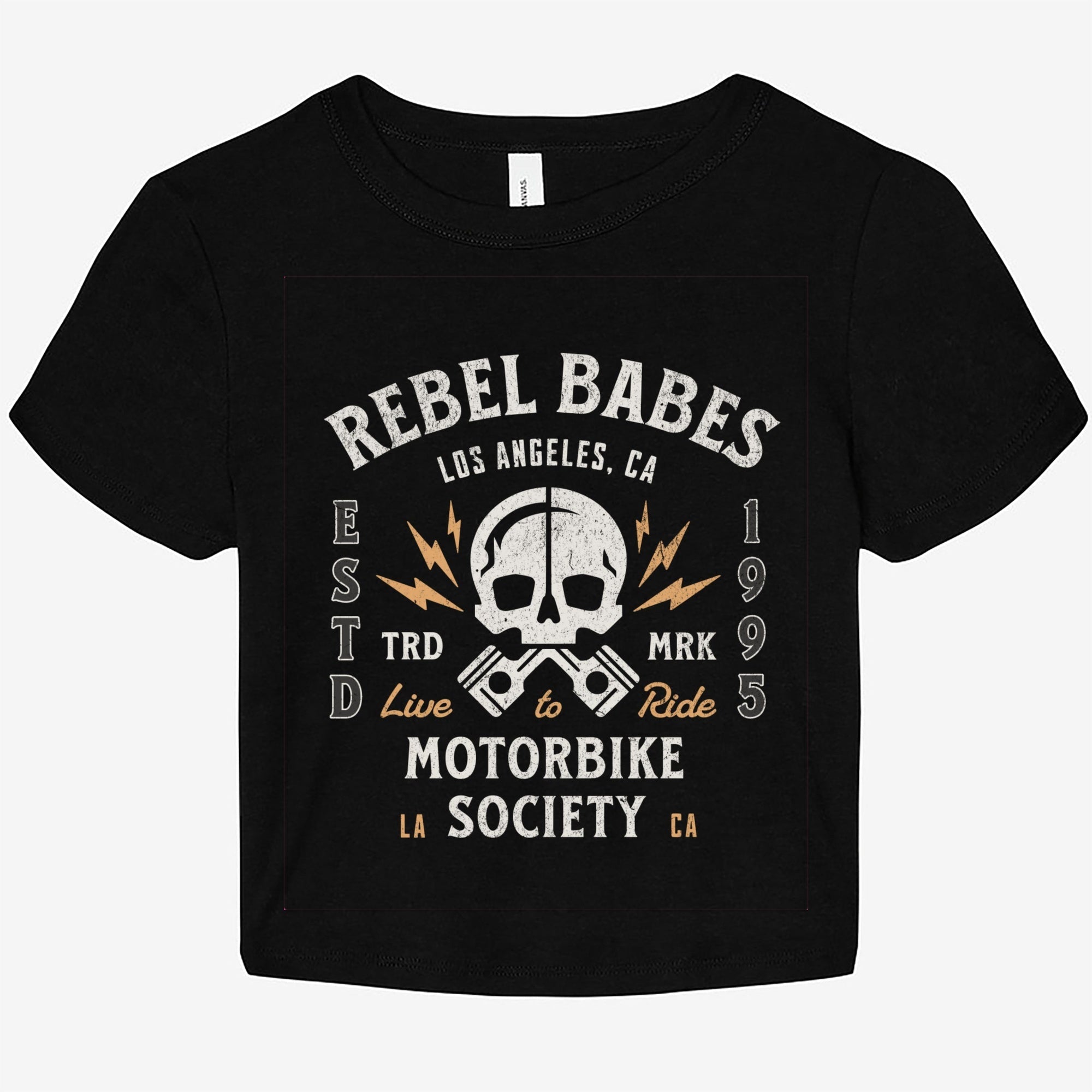 Rebel Babes Graphic Baby Tee - UntamedEgo LLC.