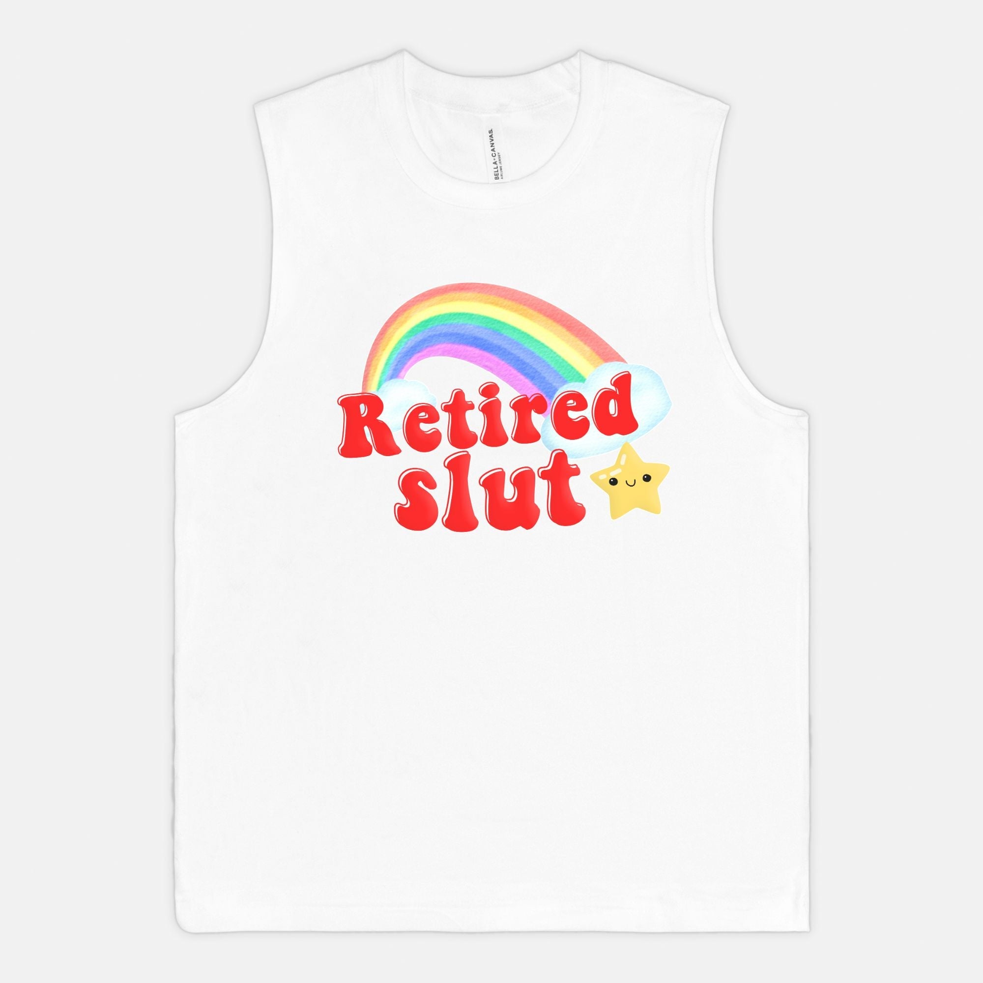 Retired Slut Unisex Muscle Tank - UntamedEgo LLC.
