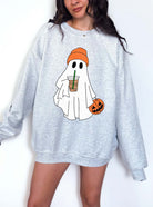 Retro Coffee Ghosty Sweatshirt - UntamedEgo LLC.