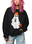 Retro Coffee Ghosty Sweatshirt - UntamedEgo LLC.