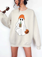 Retro Coffee Ghosty Sweatshirt - UntamedEgo LLC.