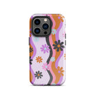 Retro Flower Wave Tough Case for iPhone® - UntamedEgo LLC.