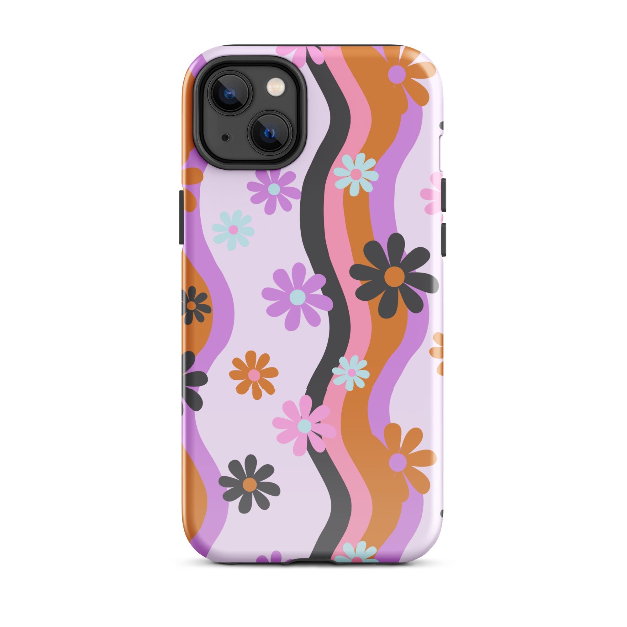 Retro Flower Wave Tough Case for iPhone® - UntamedEgo LLC.