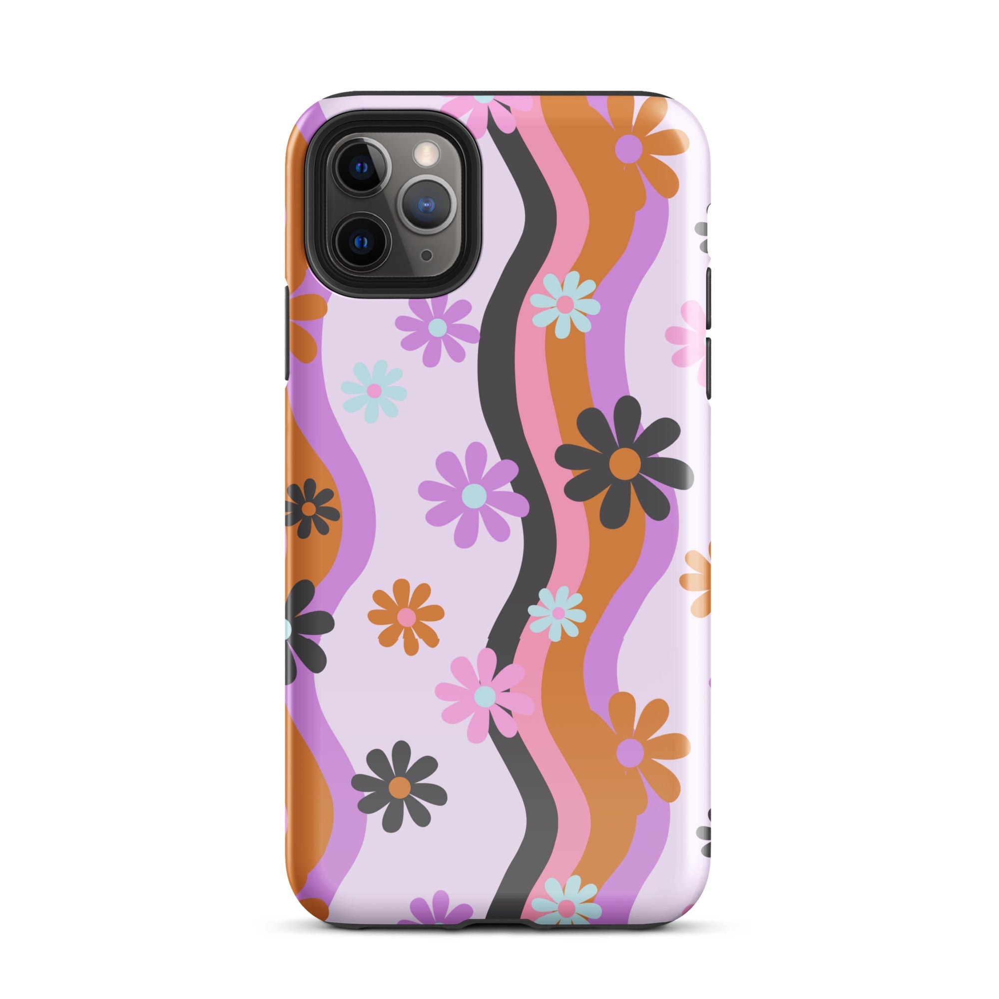 Retro Flower Wave Tough Case for iPhone® - UntamedEgo LLC.