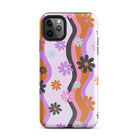 Retro Flower Wave Tough Case for iPhone® - UntamedEgo LLC.