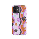 Retro Flower Wave Tough Case for iPhone® - UntamedEgo LLC.