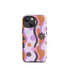 Retro Flower Wave Tough Case for iPhone® - UntamedEgo LLC.