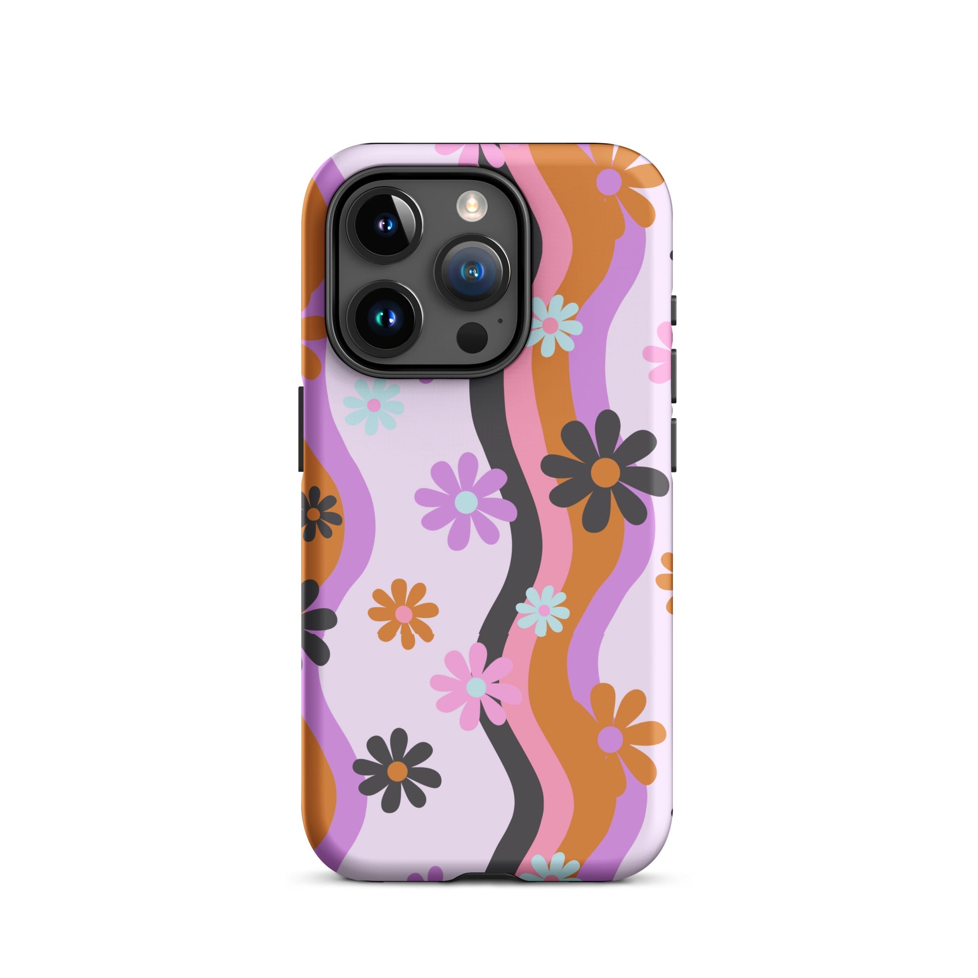 Retro Flower Wave Tough Case for iPhone® - UntamedEgo LLC.