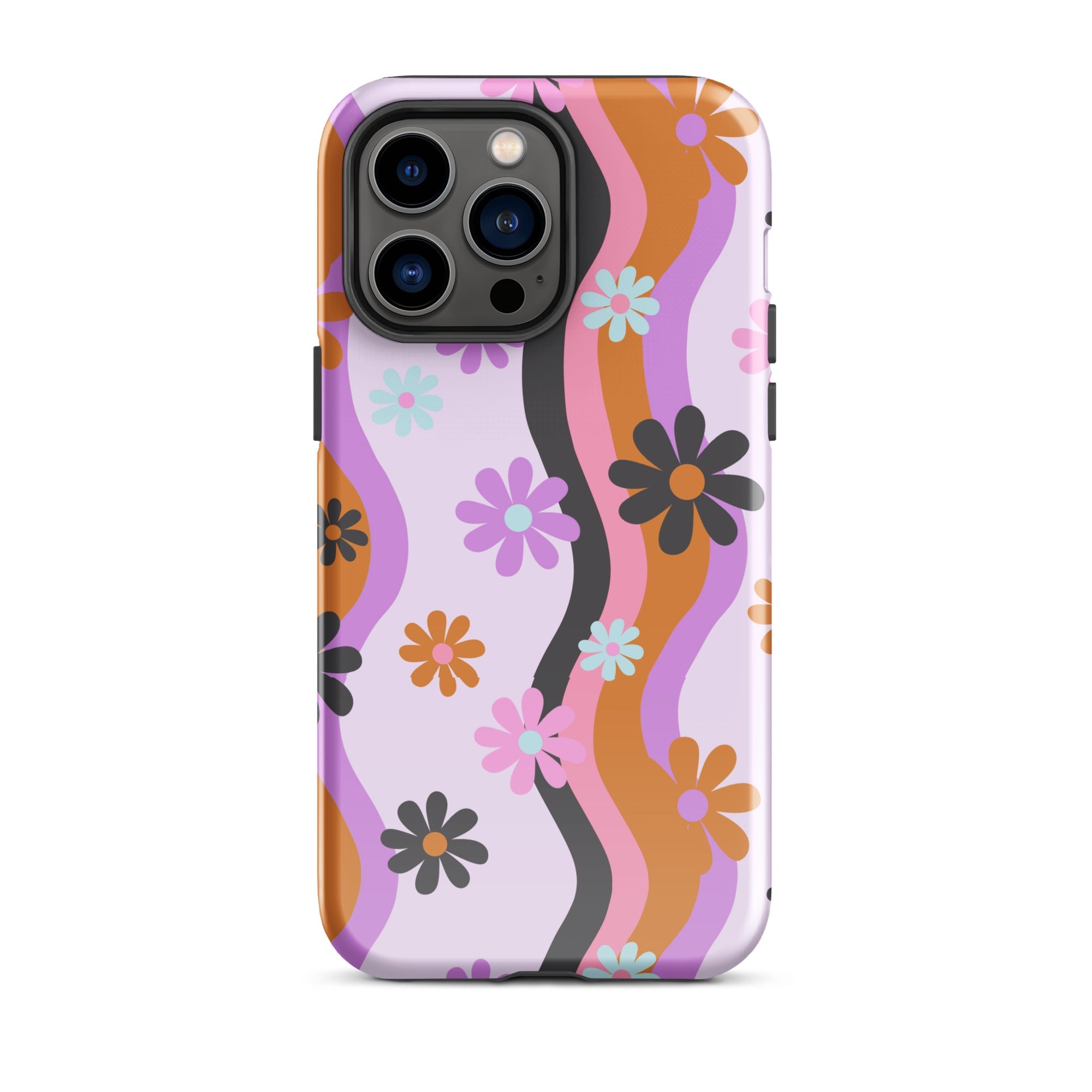 Retro Flower Wave Tough Case for iPhone® - UntamedEgo LLC.