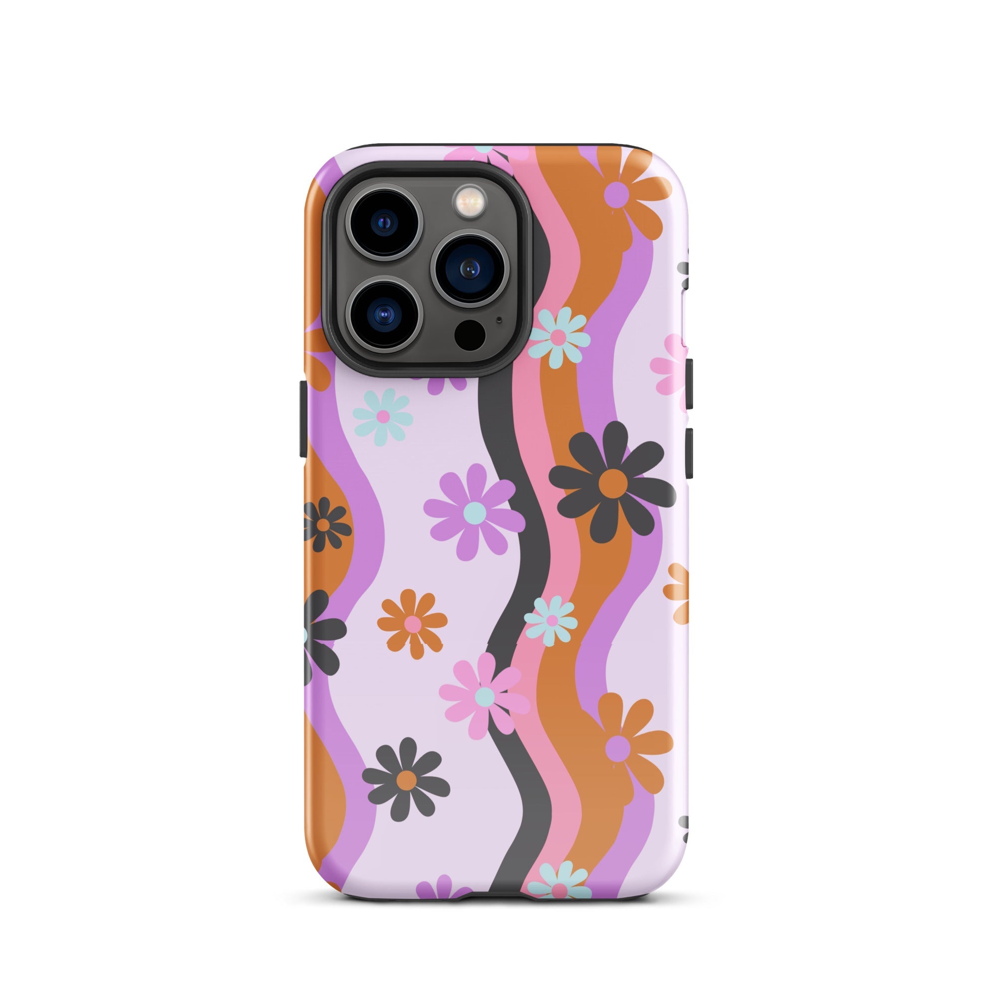 Retro Flower Wave Tough Case for iPhone® - UntamedEgo LLC.