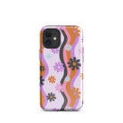 Retro Flower Wave Tough Case for iPhone® - UntamedEgo LLC.