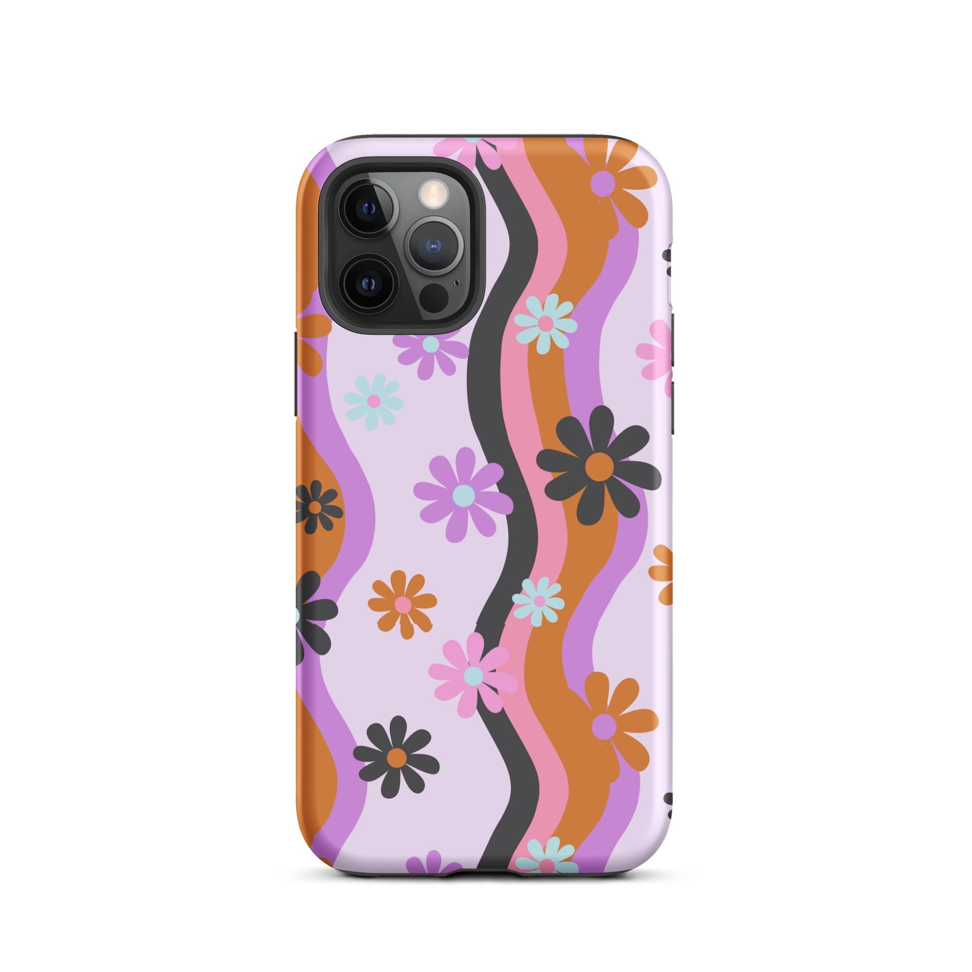 Retro Flower Wave Tough Case for iPhone® - UntamedEgo LLC.