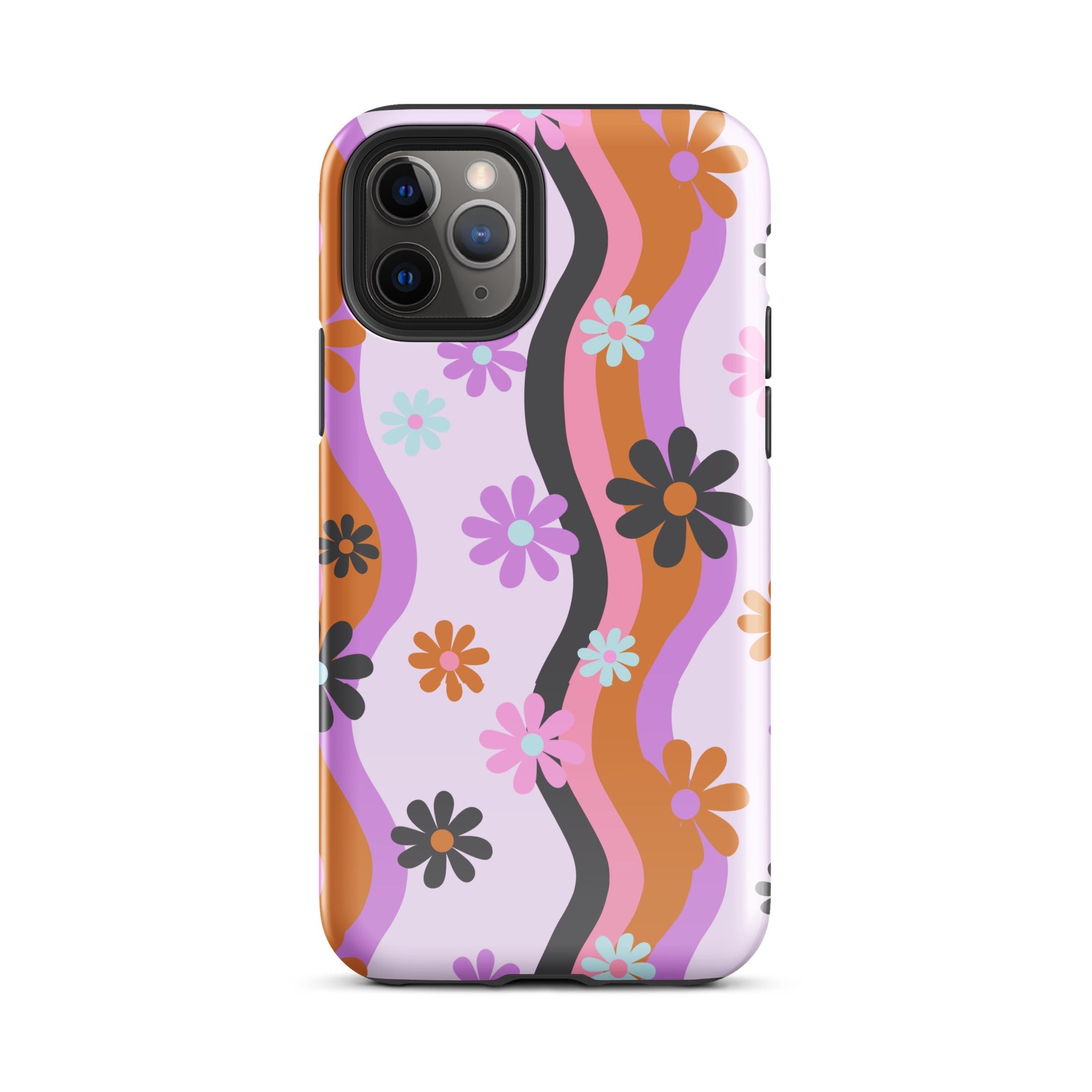 Retro Flower Wave Tough Case for iPhone® - UntamedEgo LLC.