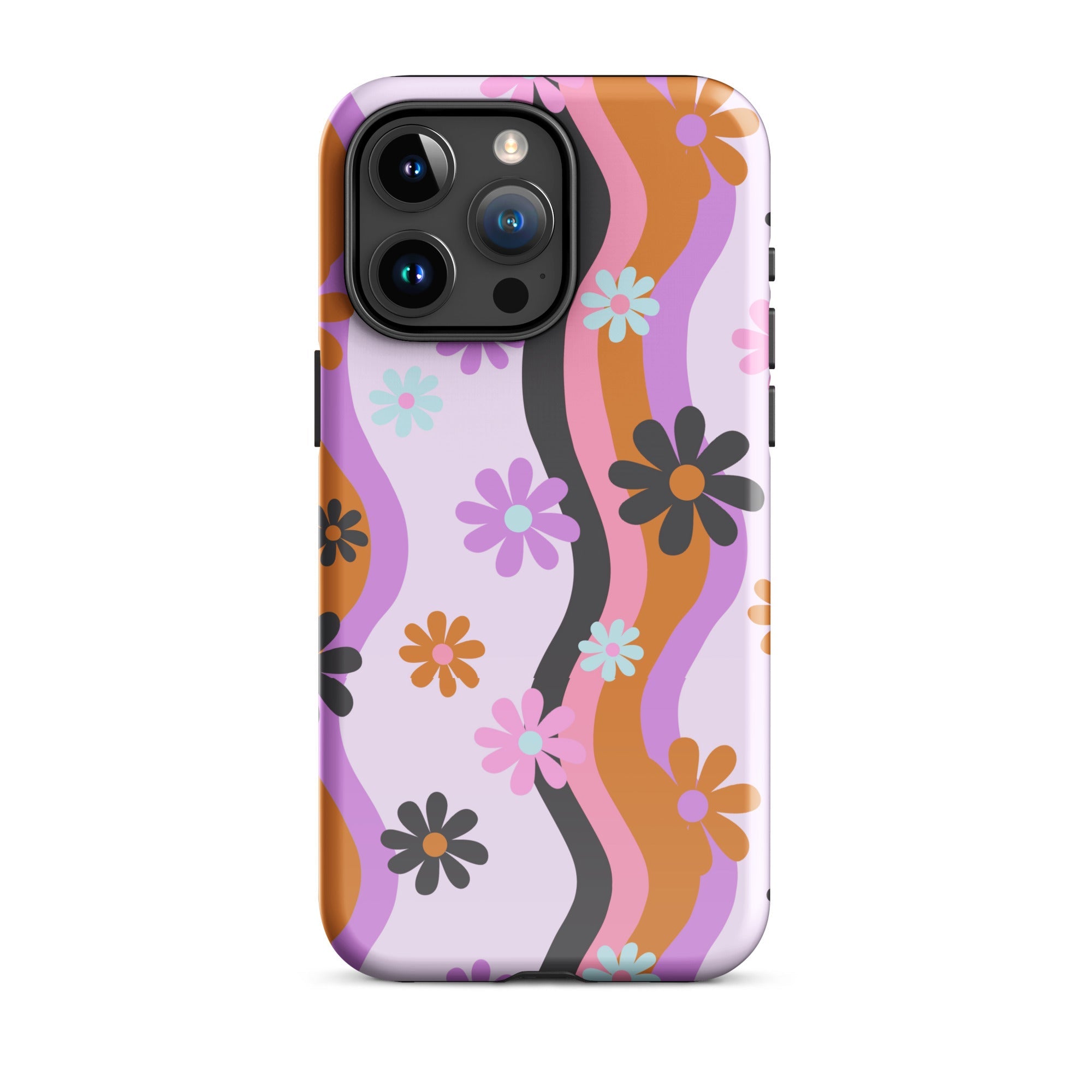 Retro Flower Wave Tough Case for iPhone® - UntamedEgo LLC.