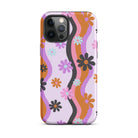 Retro Flower Wave Tough Case for iPhone® - UntamedEgo LLC.