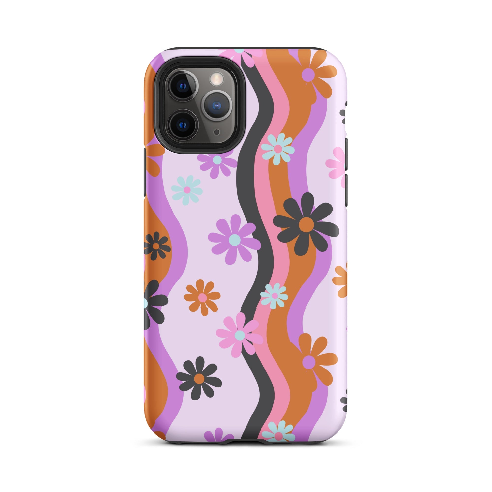 Retro Flower Wave Tough Case for iPhone® - UntamedEgo LLC.