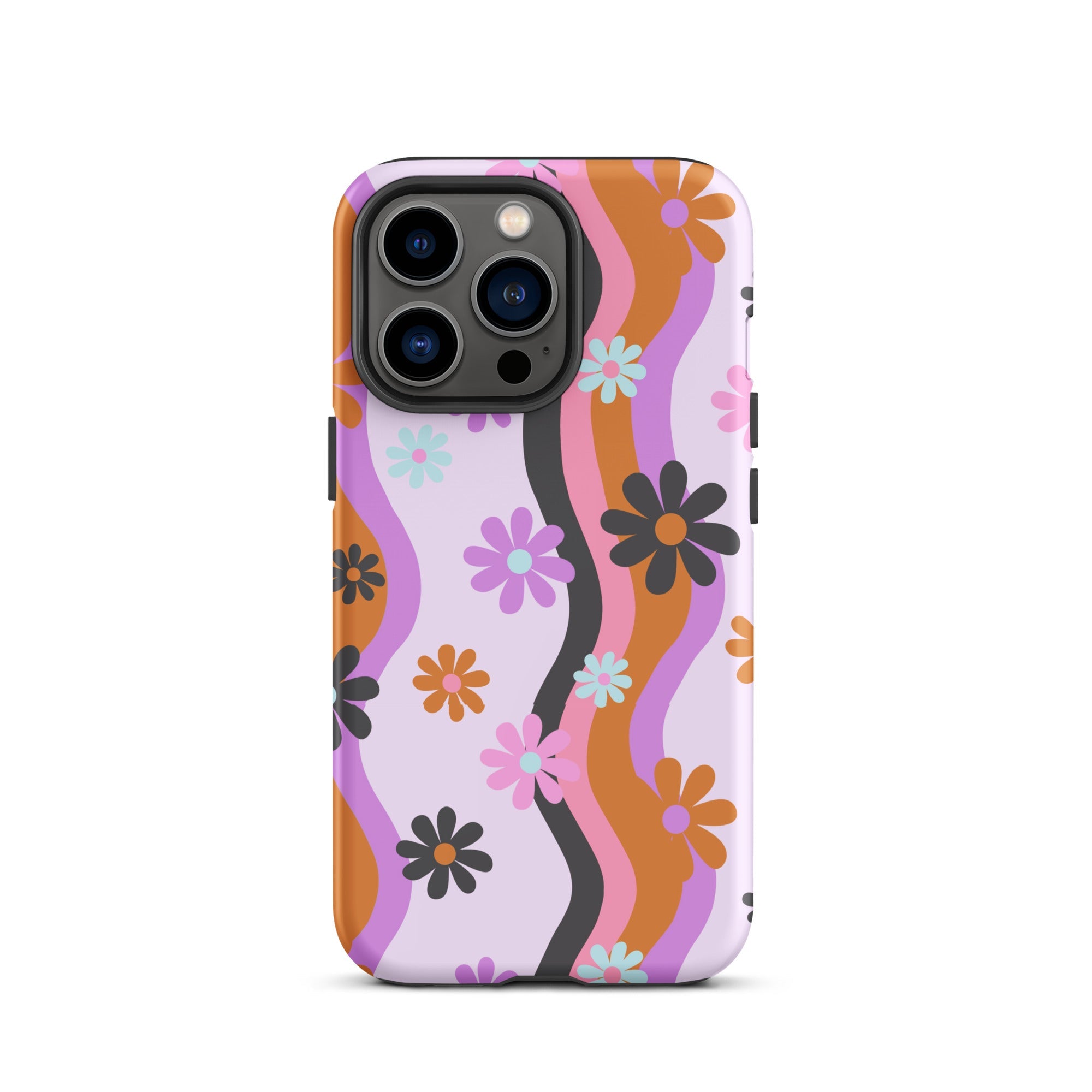 Retro Flower Wave Tough Case for iPhone® - UntamedEgo LLC.