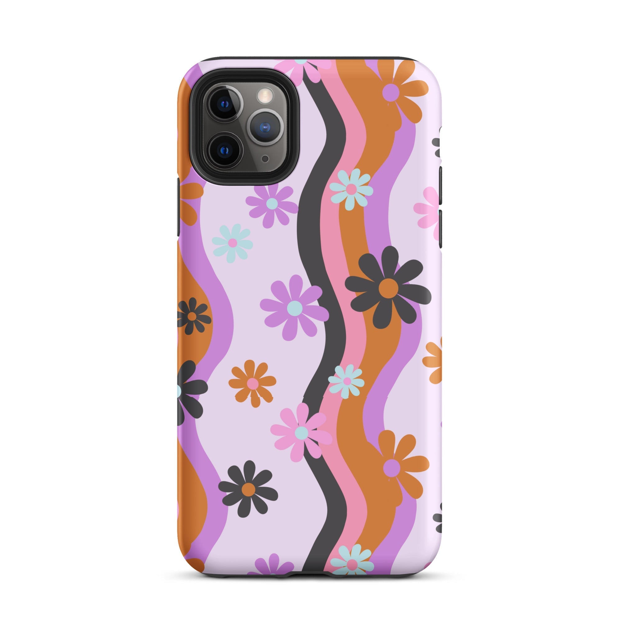 Retro Flower Wave Tough Case for iPhone® - UntamedEgo LLC.