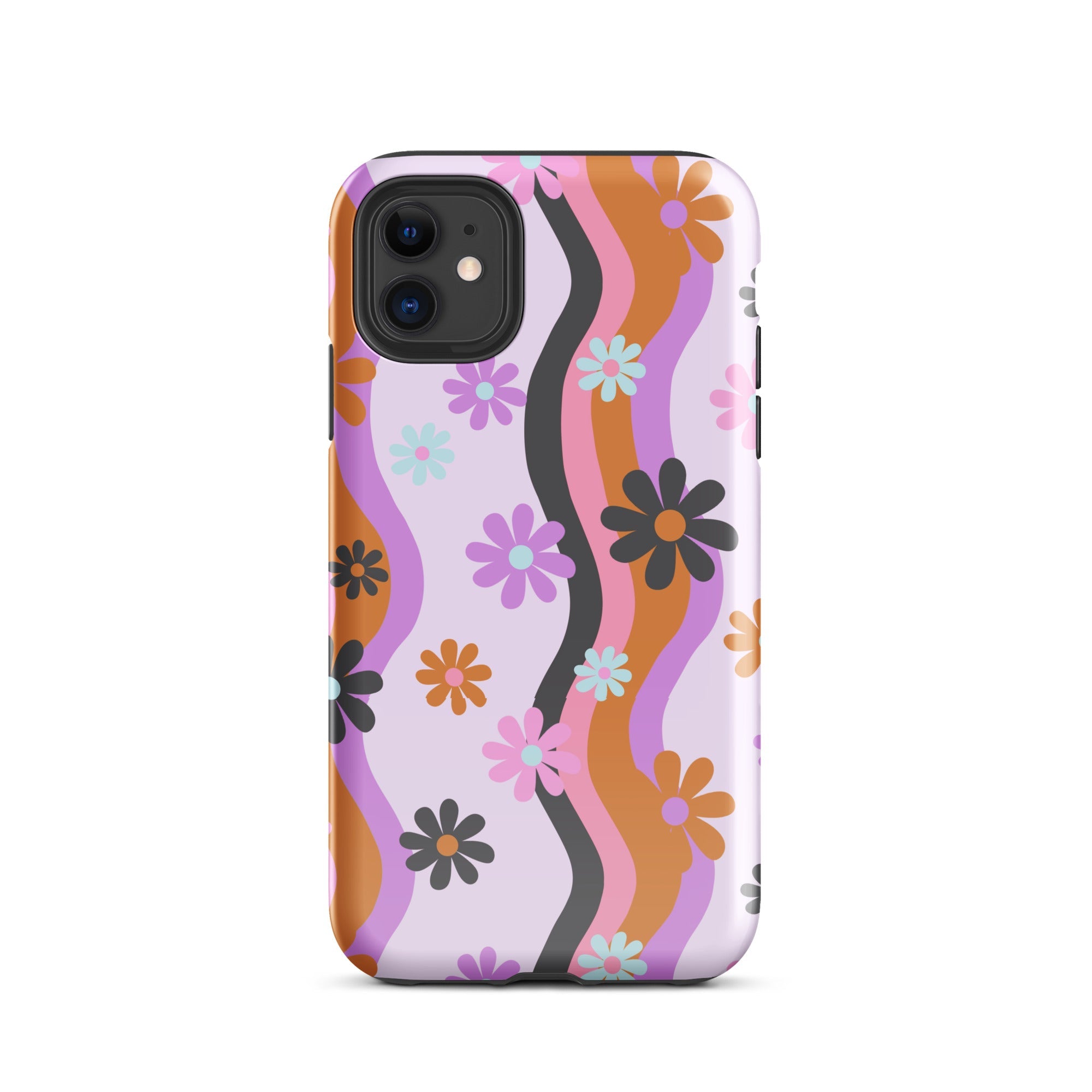 Retro Flower Wave Tough Case for iPhone® - UntamedEgo LLC.
