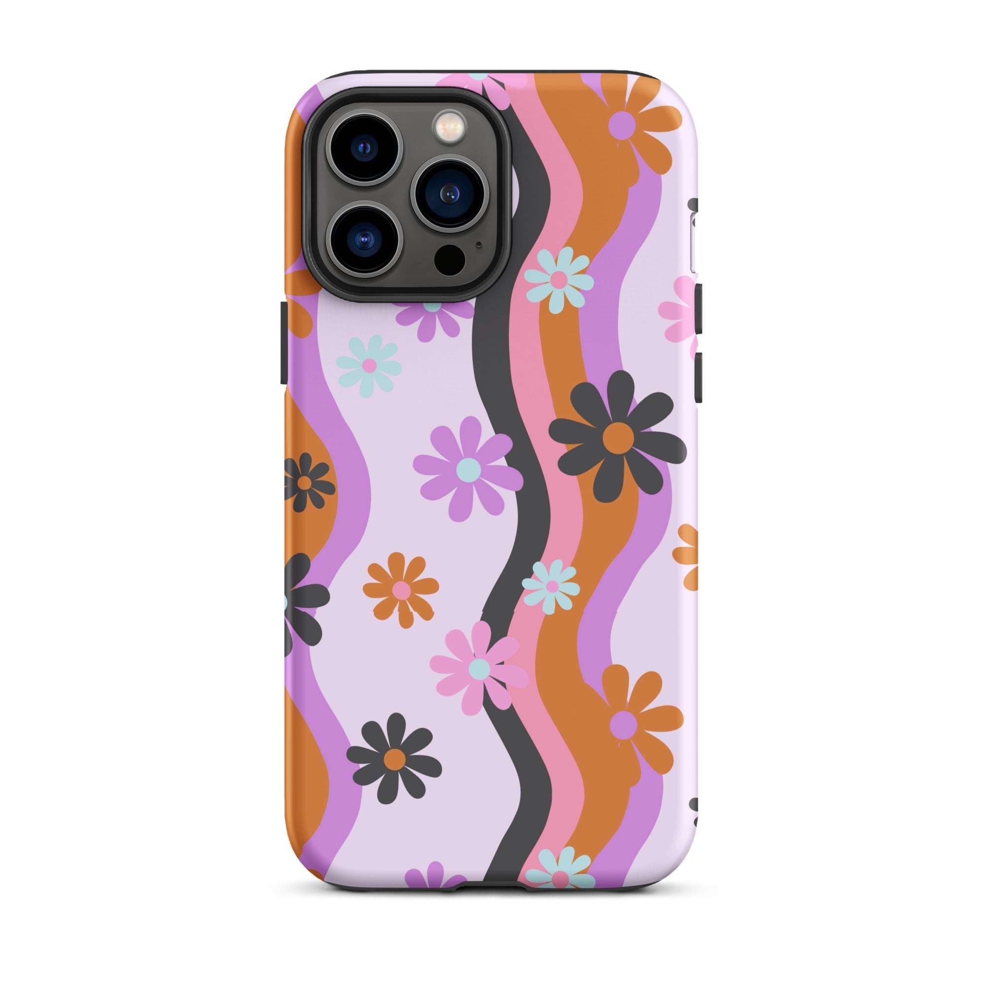 Retro Flower Wave Tough Case for iPhone® - UntamedEgo LLC.
