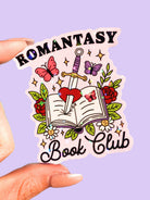 Romantasy Book Club Sticker – Holographic Fantasy Romance Bookish Vinyl Sticker - UntamedEgo LLC.