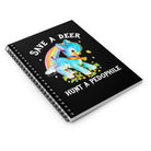 Save A Deer Hunt A Pedophile Spiral Notebook - Ruled Line - UntamedEgo LLC.