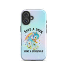 Save A Deer Hunt A Pedophile Tough Case for iPhone® - UntamedEgo LLC.