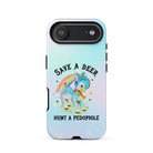 Save A Deer Hunt A Pedophile Tough Case for iPhone® - UntamedEgo LLC.