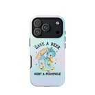 Save A Deer Hunt A Pedophile Tough Case for iPhone® - UntamedEgo LLC.