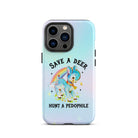 Save A Deer Hunt A Pedophile Tough Case for iPhone® - UntamedEgo LLC.