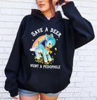 Save A Deer Hunt A Pedophile Unisex Exclusive Hoodie - UntamedEgo LLC.