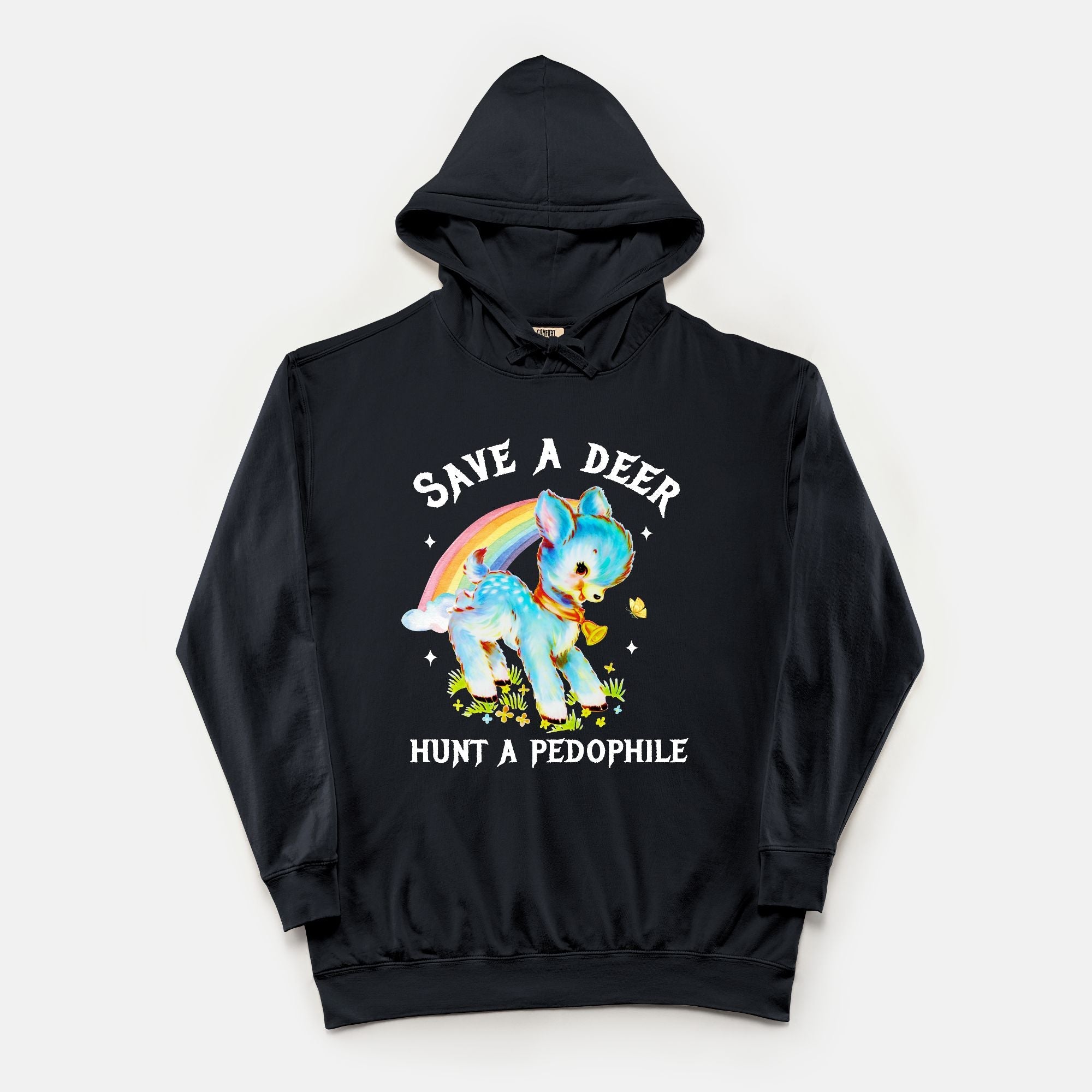 Save A Deer Hunt A Pedophile Vintage Hoodie - UntamedEgo LLC.
