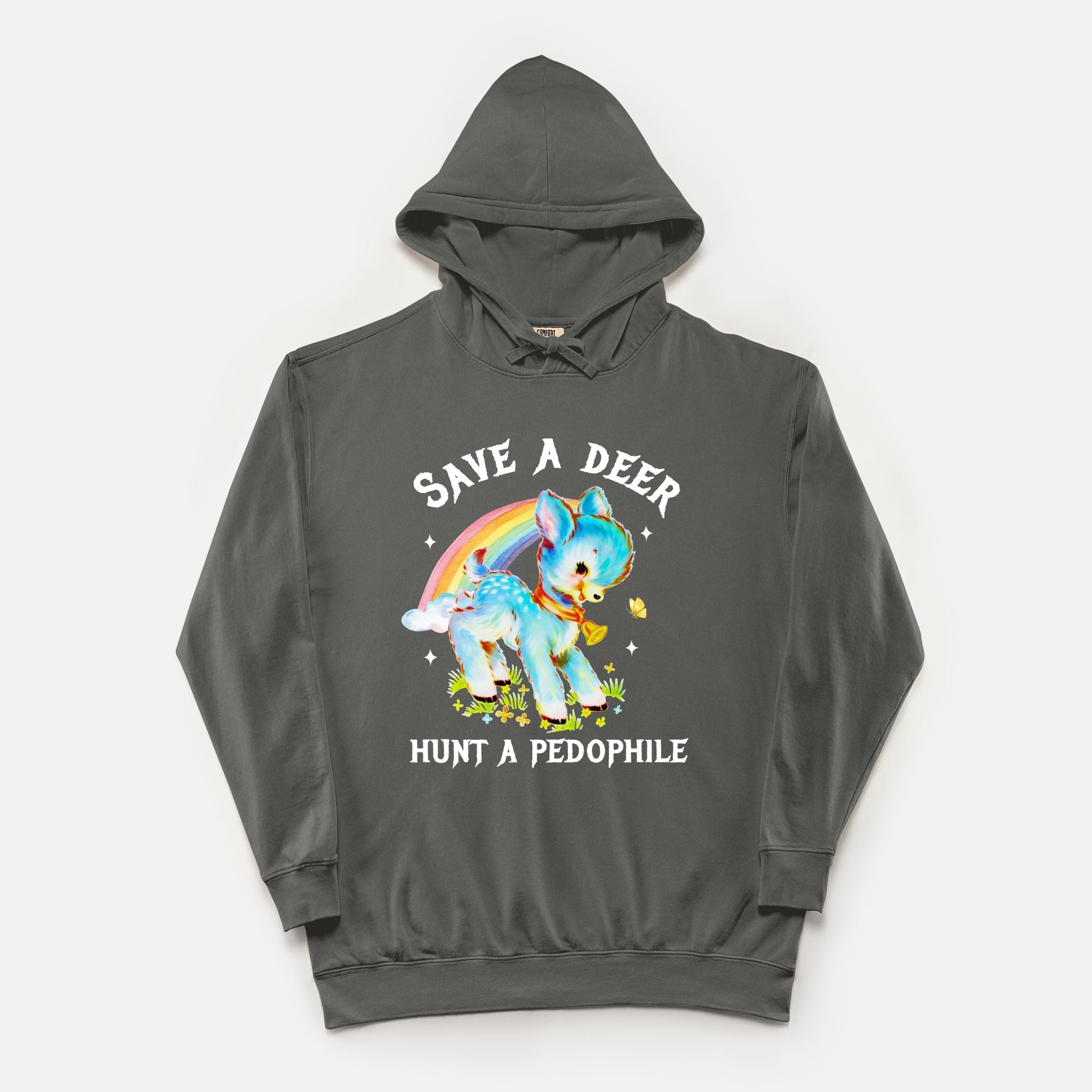Save A Deer Hunt A Pedophile Vintage Hoodie - UntamedEgo LLC.