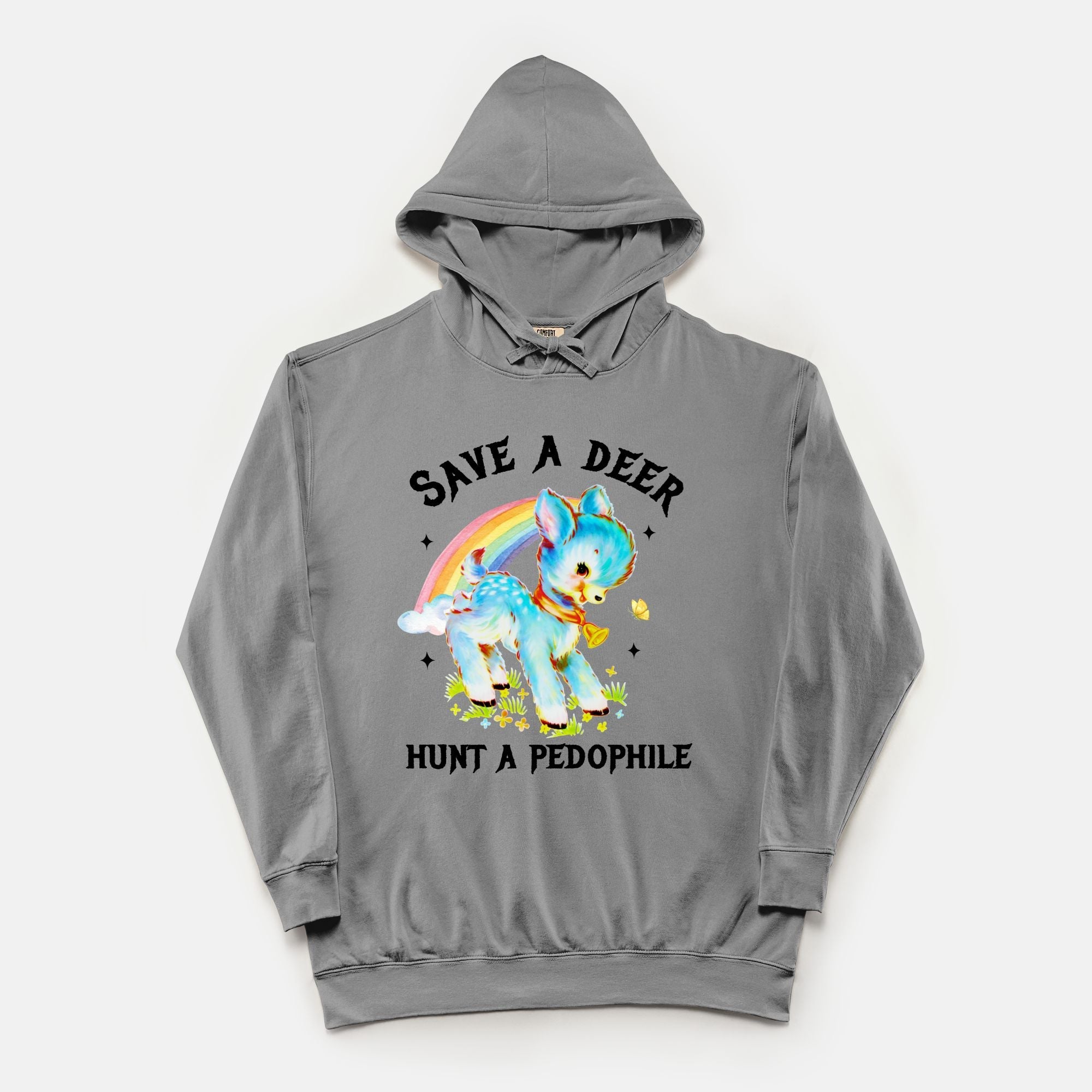 Save A Deer Hunt A Pedophile Vintage Hoodie - UntamedEgo LLC.