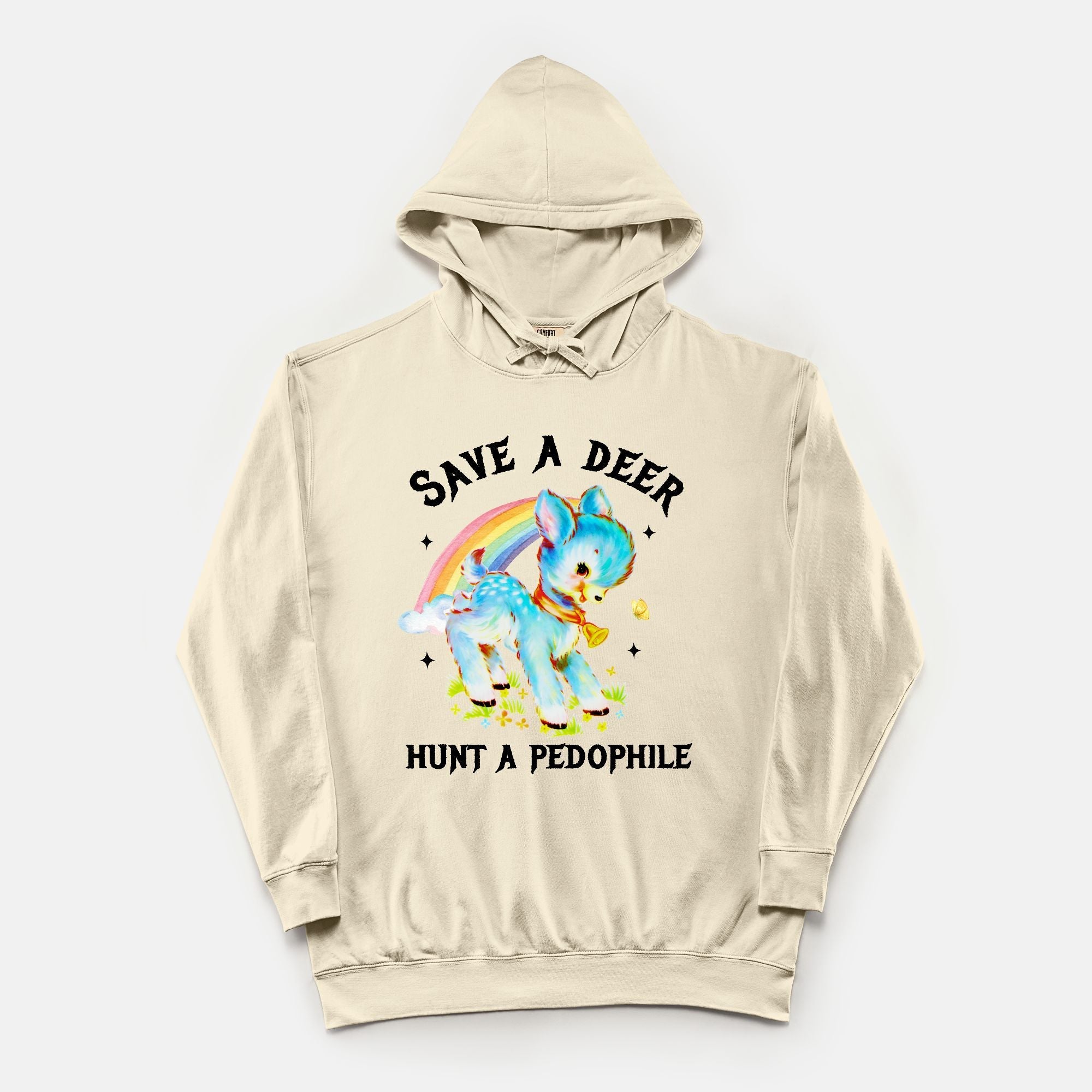 Save A Deer Hunt A Pedophile Vintage Hoodie - UntamedEgo LLC.
