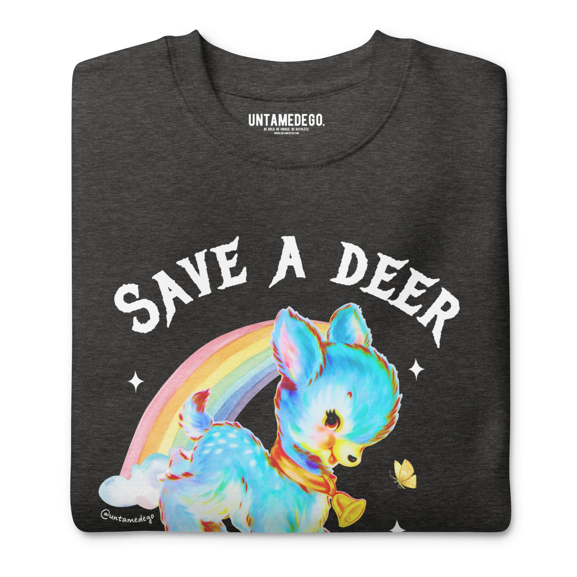 Save A Deer Soft Crew Sweatshirt - UntamedEgo LLC.