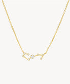 Scorpio Zodiac 14k Gold Dipped Necklace - UntamedEgo LLC.