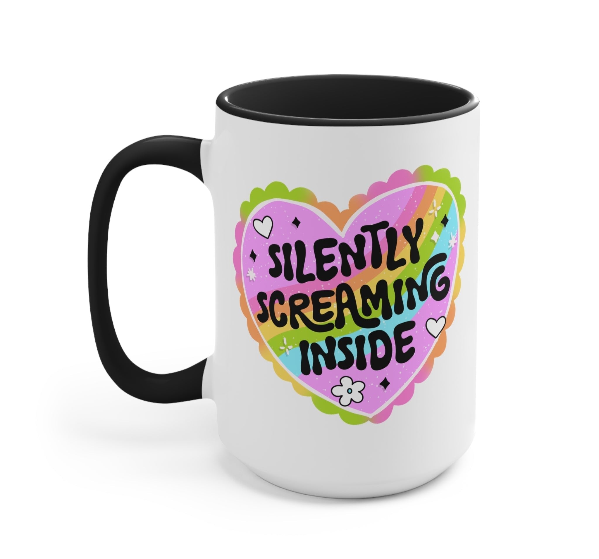 Silently Screaming Inside Mug - UntamedEgo LLC.