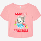 Smash Fascism Graphic Baby Tee - UntamedEgo LLC.